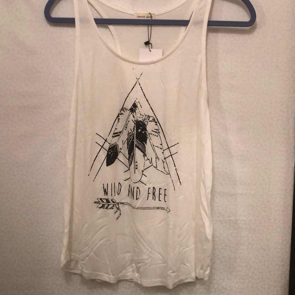 Wild and free printed tank